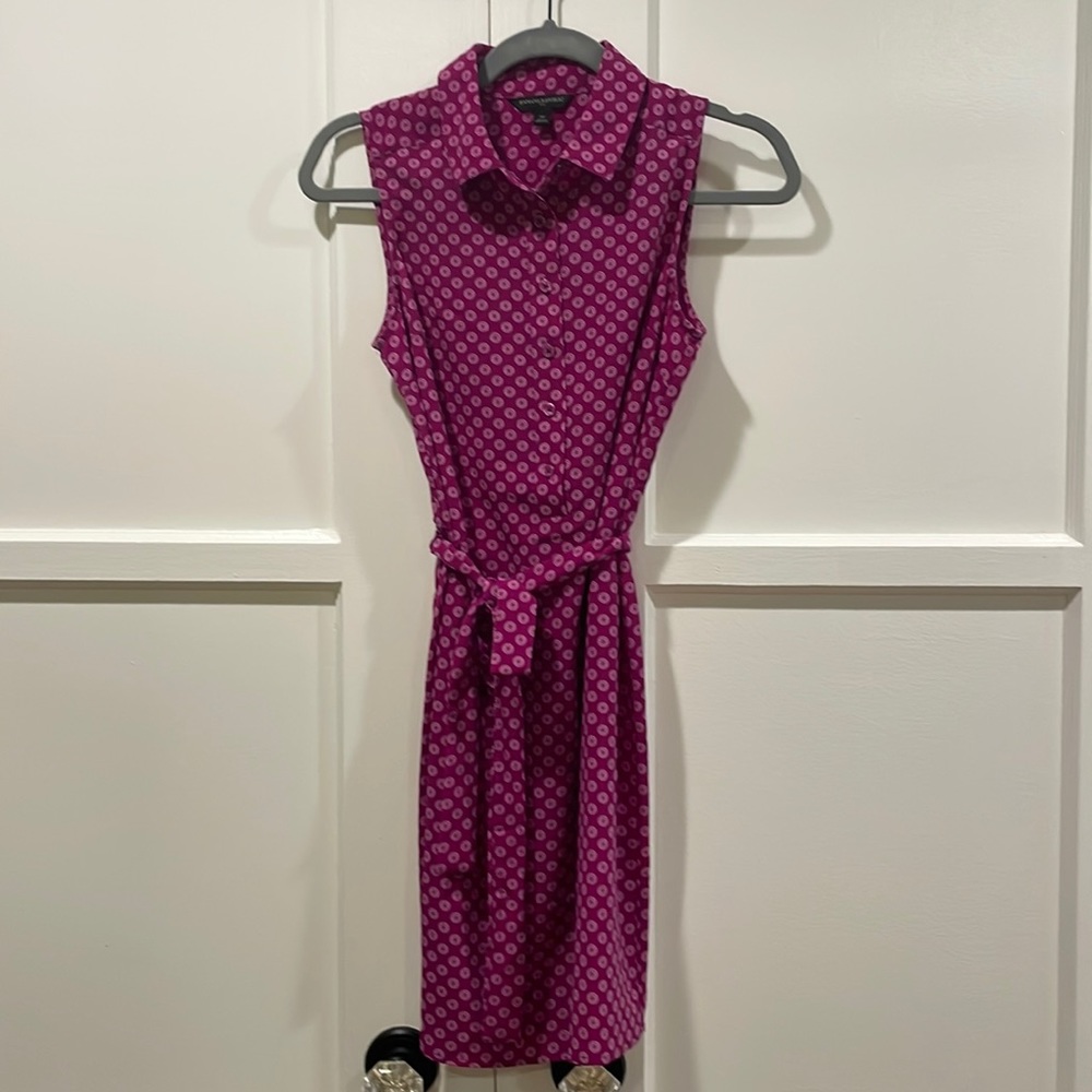 Magenta Banana Republic dress